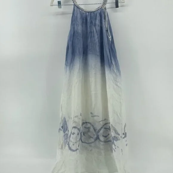 Ombre SILK Drees Blue Silver - Picture 1 of 8